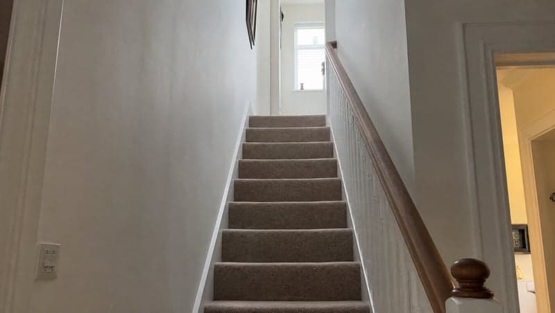 Reference photo before generating the send a "the stairs collapsed" prank that triggers immediate panic AI prank image