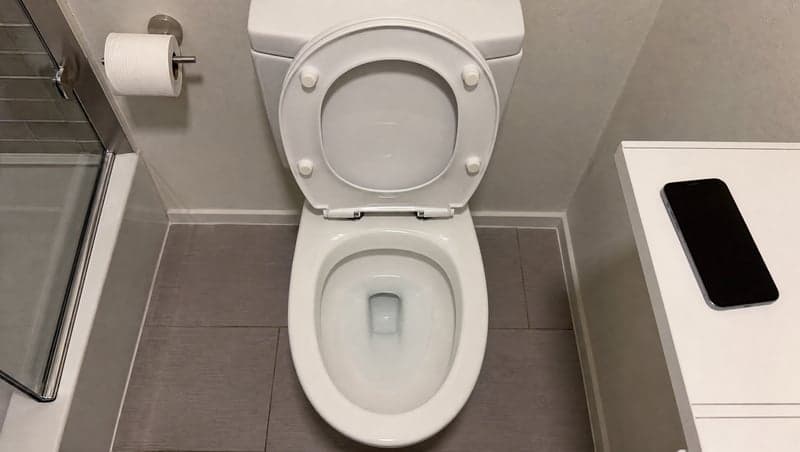 Reference photo before generating the send a "phone in the toilet" prank that gets an instant reaction AI prank image